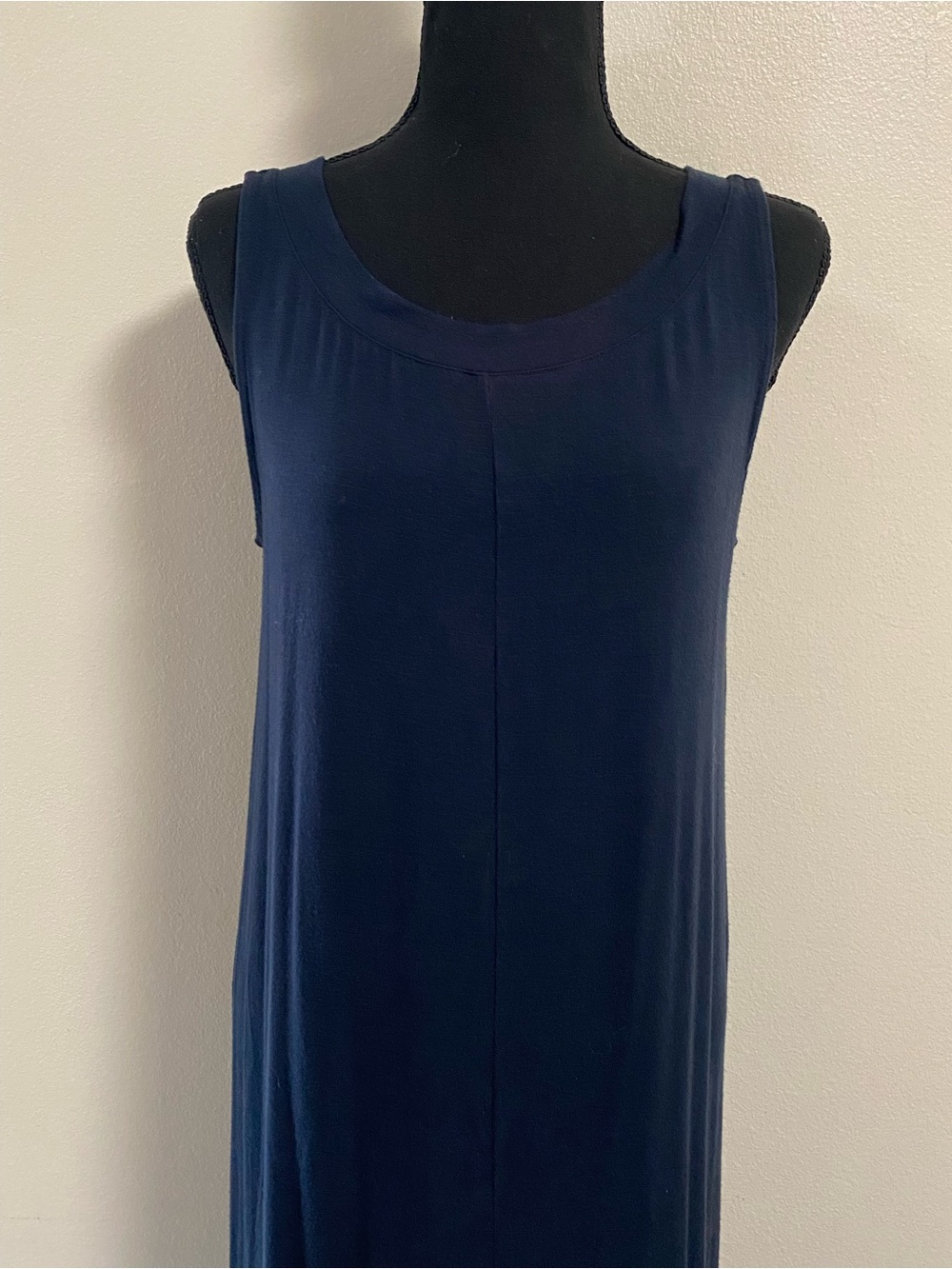 J. Jill Dress Women’s Size Small Navy Lightweight Jersey Knit Maxi Dress